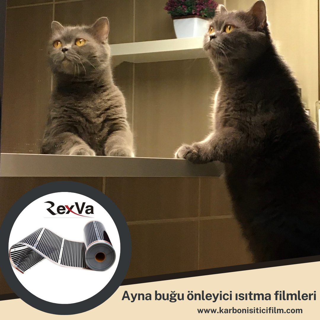 Ayna buğu önleyici film