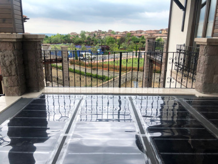 Parke altı ısıtma -Elektrikli yerden ısıtma (Toskana vadisi konutları,İstanbul)