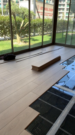 Parke altı ısıtma sistemi (Vadistanbul) Elektrikli yerden ısıtma