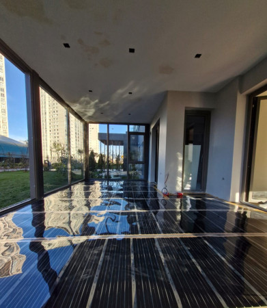 Parke altı ısıtma - Kış bahçesi ısıtma ( Ata sitesi,Küçükçekmece İstanbul) 