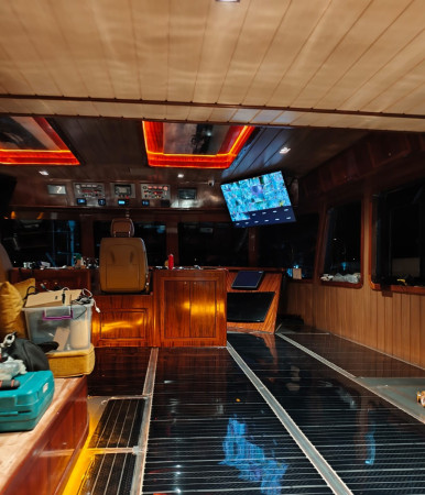 Gemi parke altı ısıtma - Elektrikli yerden ısıtma 