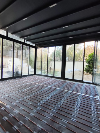Elektrikli yerden ısıtma ( Sarıyer/İstanbul) Kablolu kış bahçesi ısıtma