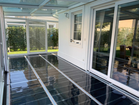 Parke altı ısıtma -Kış bahçesi yerden ısıtma (Samandıra / İstanbul) 