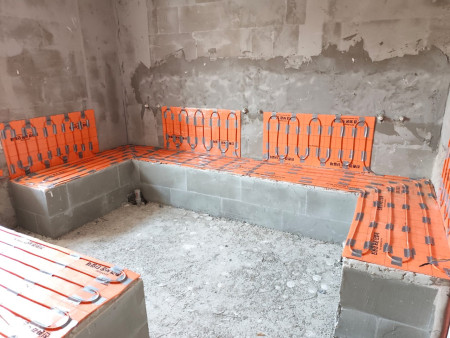 Hamam ısıtma (Deniz İstanbul Kalyon Villaları,Beylikdüzü)