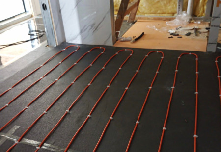 Tiny house banyo zemin ısıtma -İstanbul