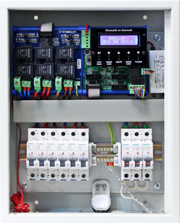 Cami ısıtma panosu- Wi-fi ısı kontrol tuşlu ekran uzaktan kumandalı sessiz röleli,Ezan saati ayarlı otomatik ısı kontrol panosu 