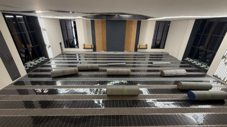 Cami ısıtma sistemi- Sakarya 1.Organize sanayi bölgesi OSB Camii - yerden ısıtma
